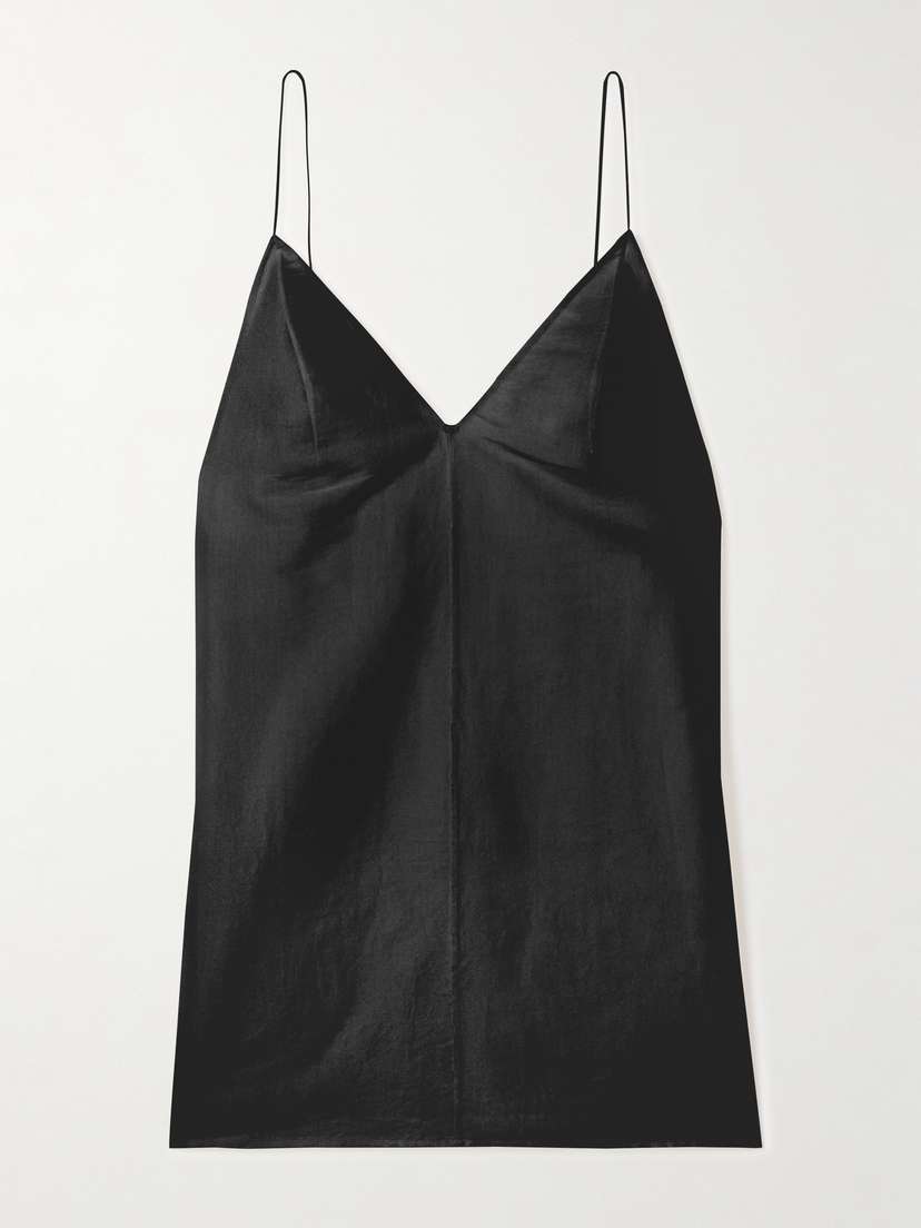 Khaite Talsie Silk-organza Tank