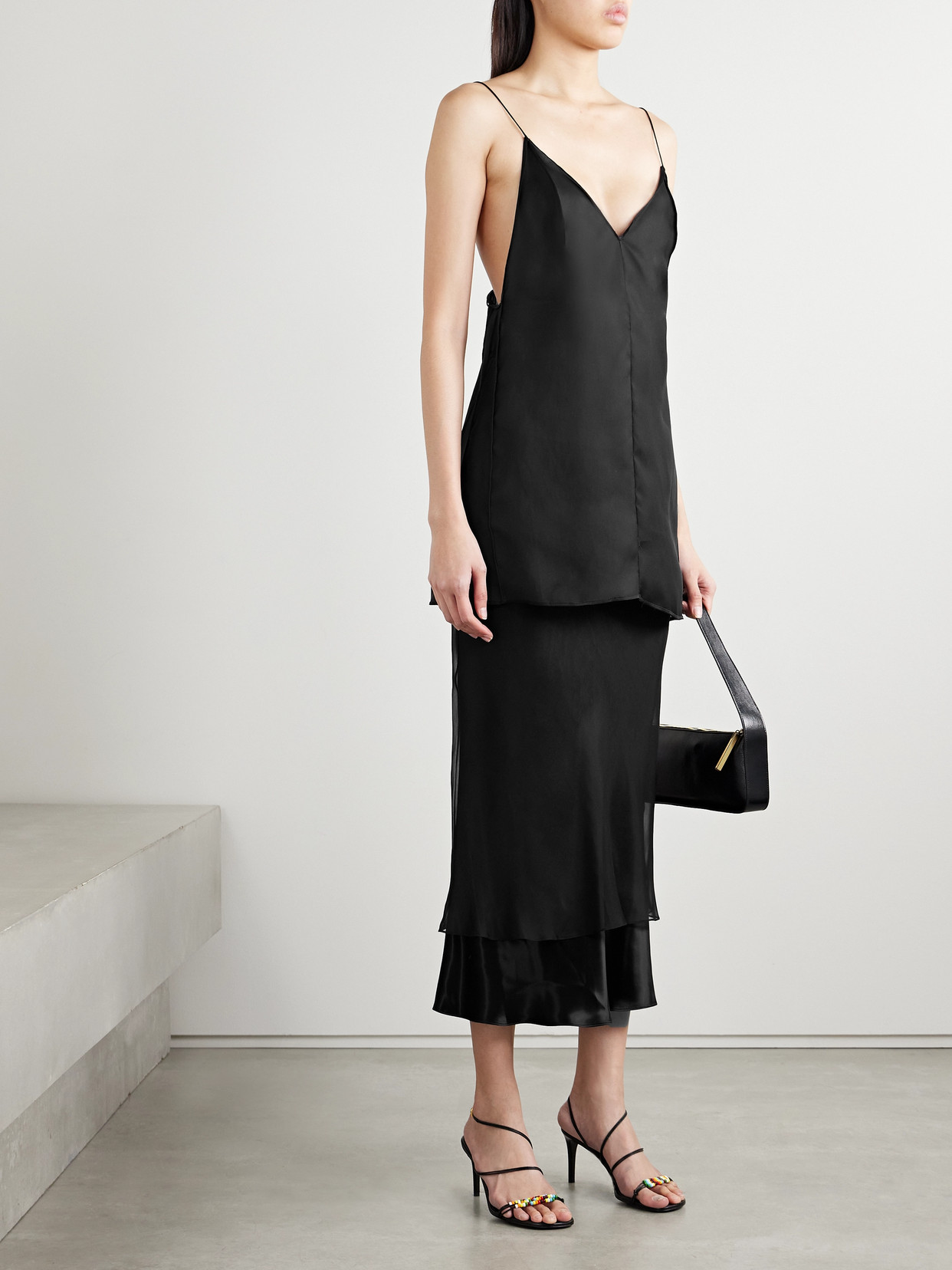 Talsie Silk-Organza Tank