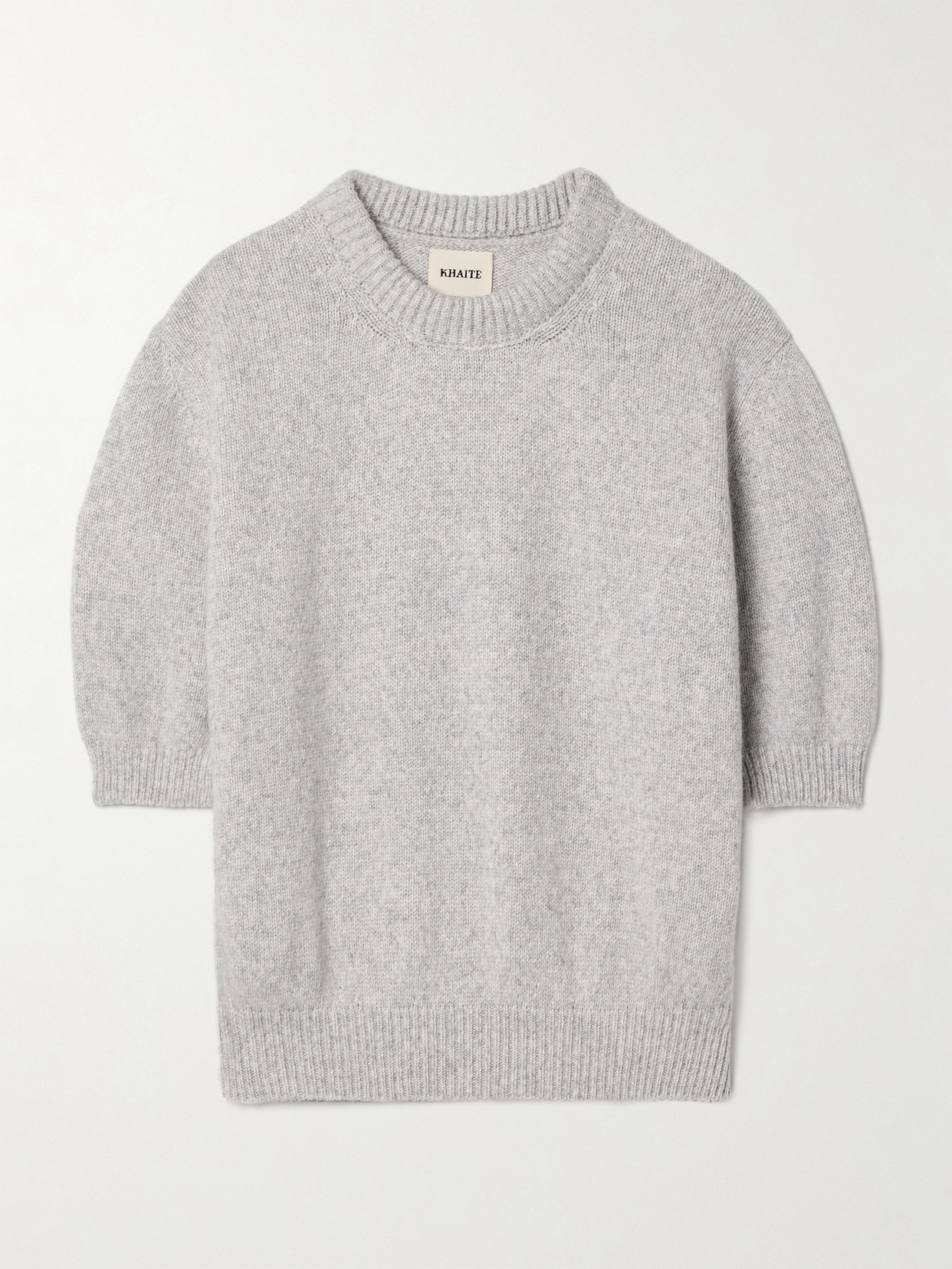 Khaite Davin Cashmere Jumper In Grey