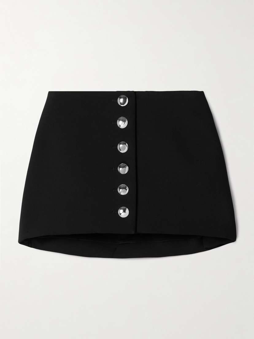 Khaite — Jaxon cady mini skirt