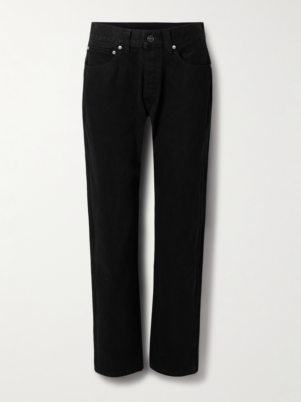 KHAITE CALLUM HIGH-RISE STRAIGHT-LEG JEANS
