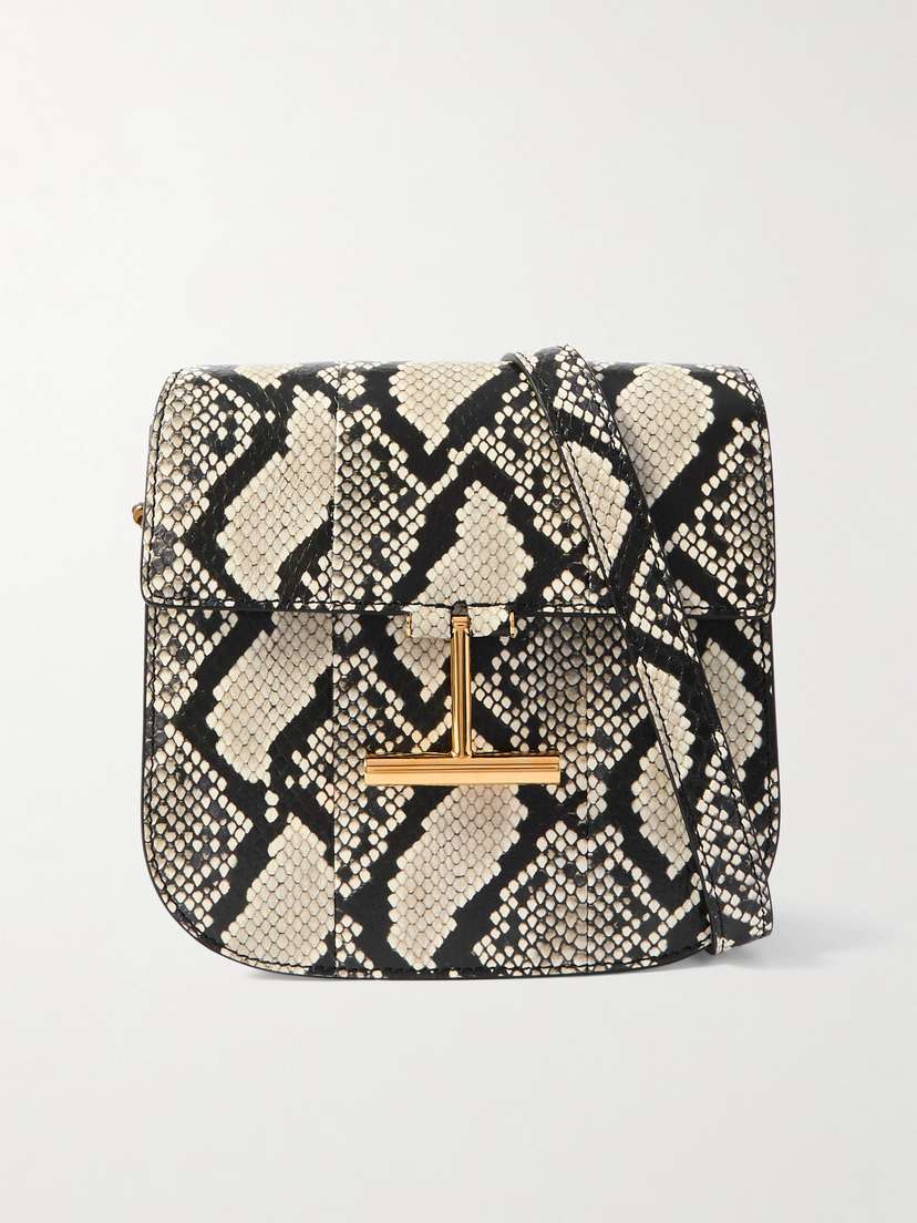 Tom Ford Tara Mini Snake-effect Leather Shoulder Bag