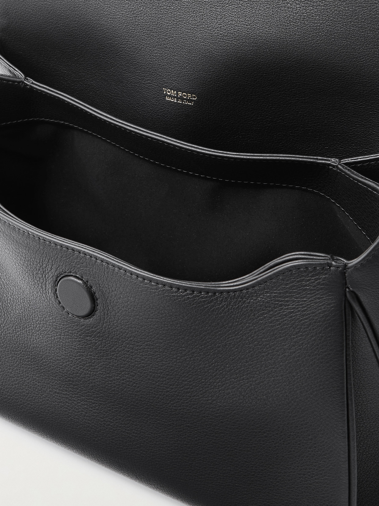 Tom Ford Tara Leather Shoulder Bag In Black