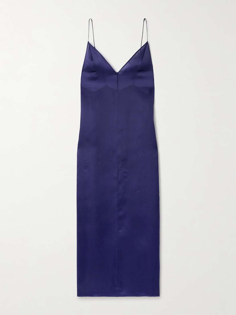 Khaite Tulula Silk-organza Midi Dress