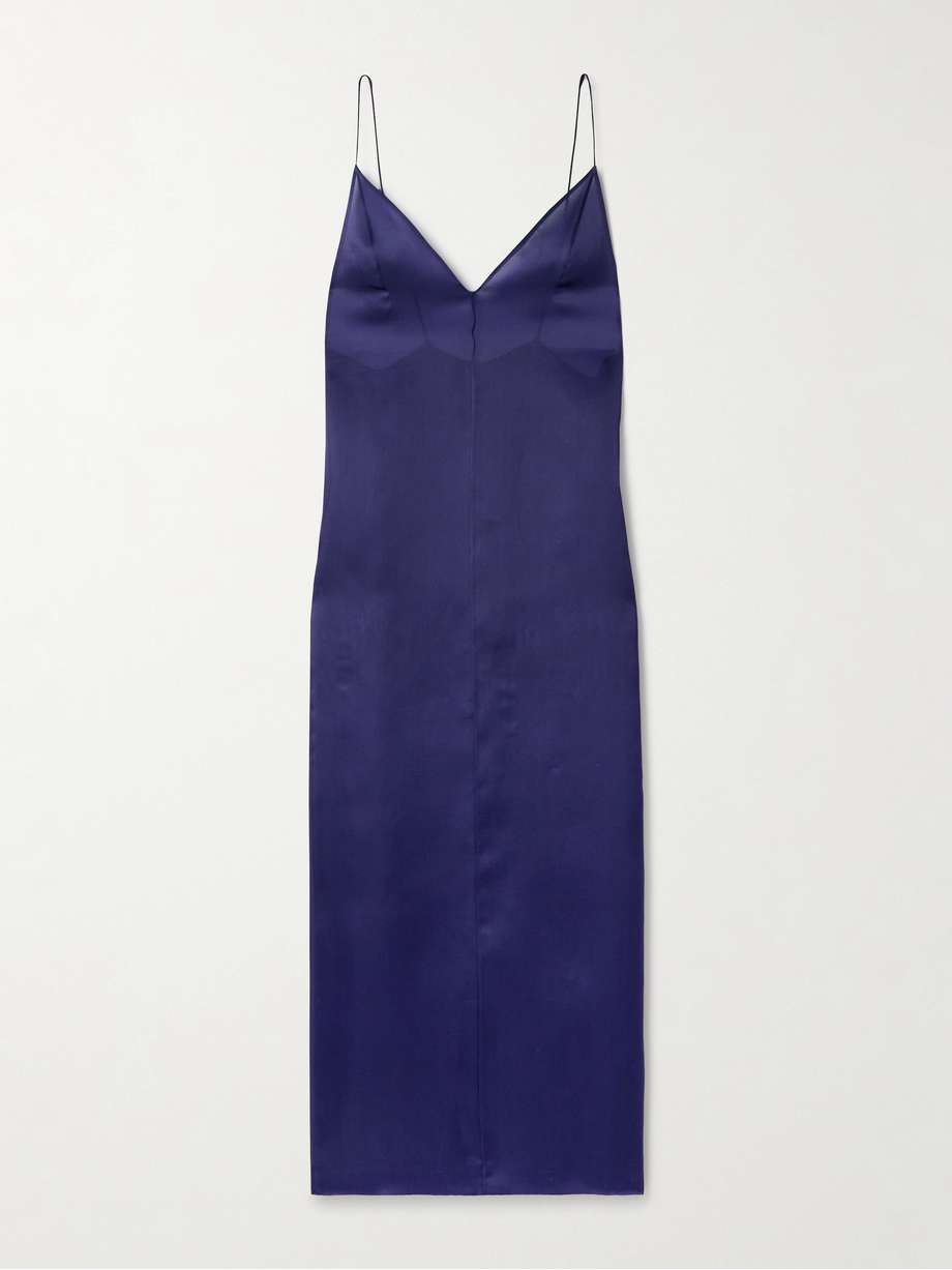 tulula silk-organza midi dress