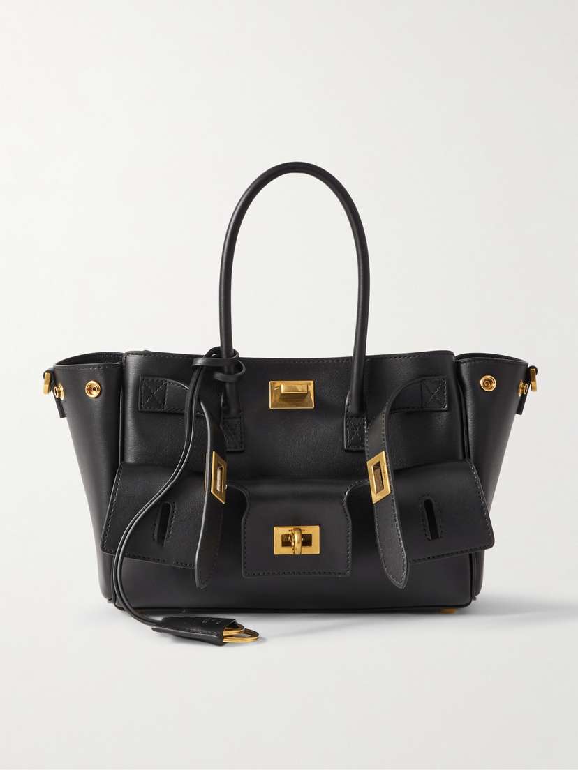 Balenciaga Carry All Bel Air Mini Leather Tote