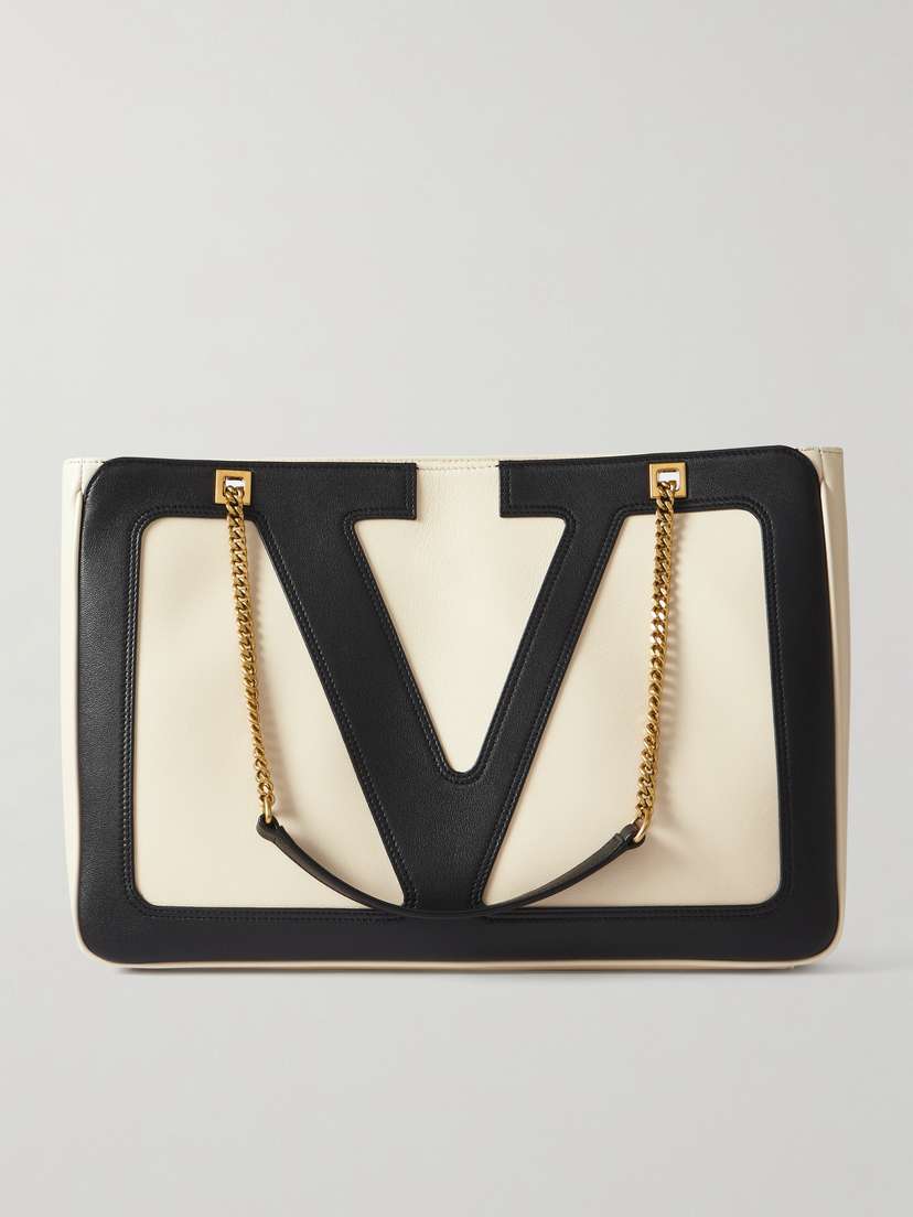 Valentino Garavani Viva Superstar Medium Two-tone Leather Shoulder Bag