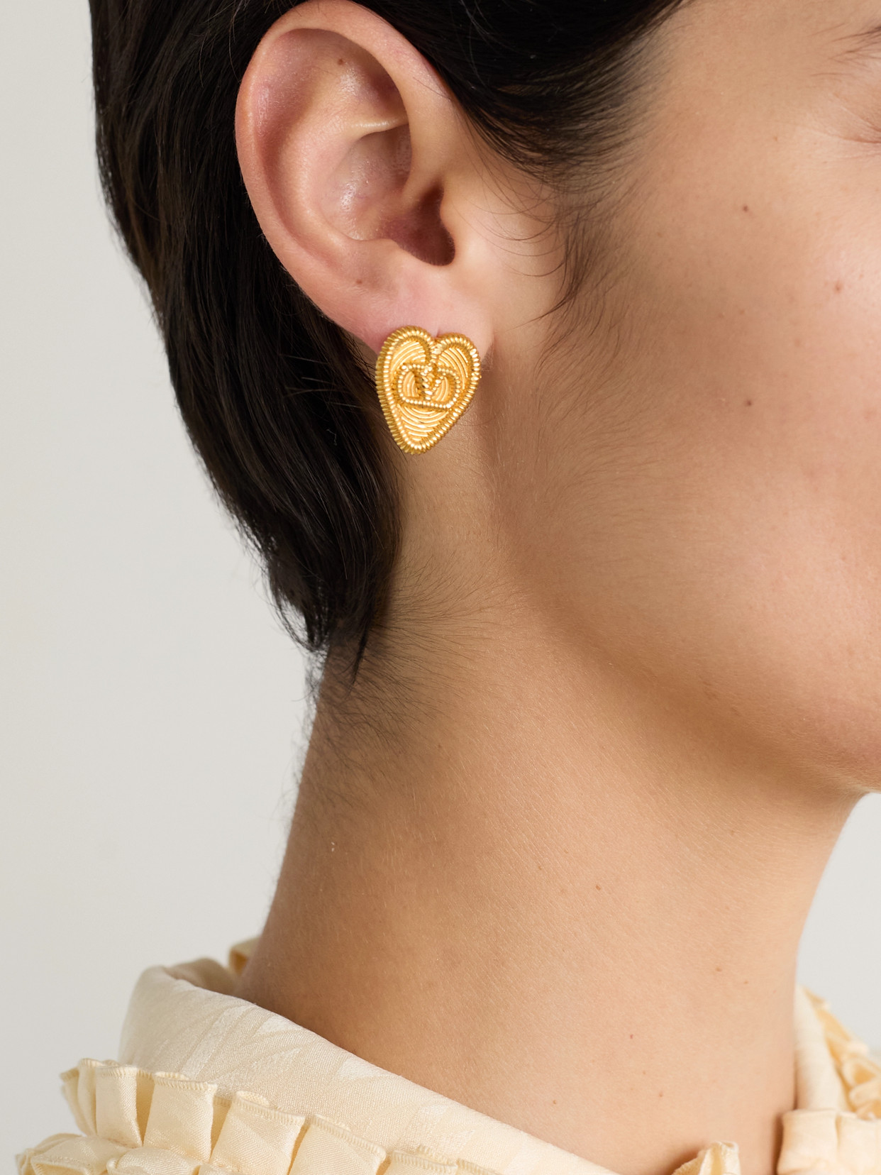 VALENTINO GARAVANI GOLD-TONE EARRINGS