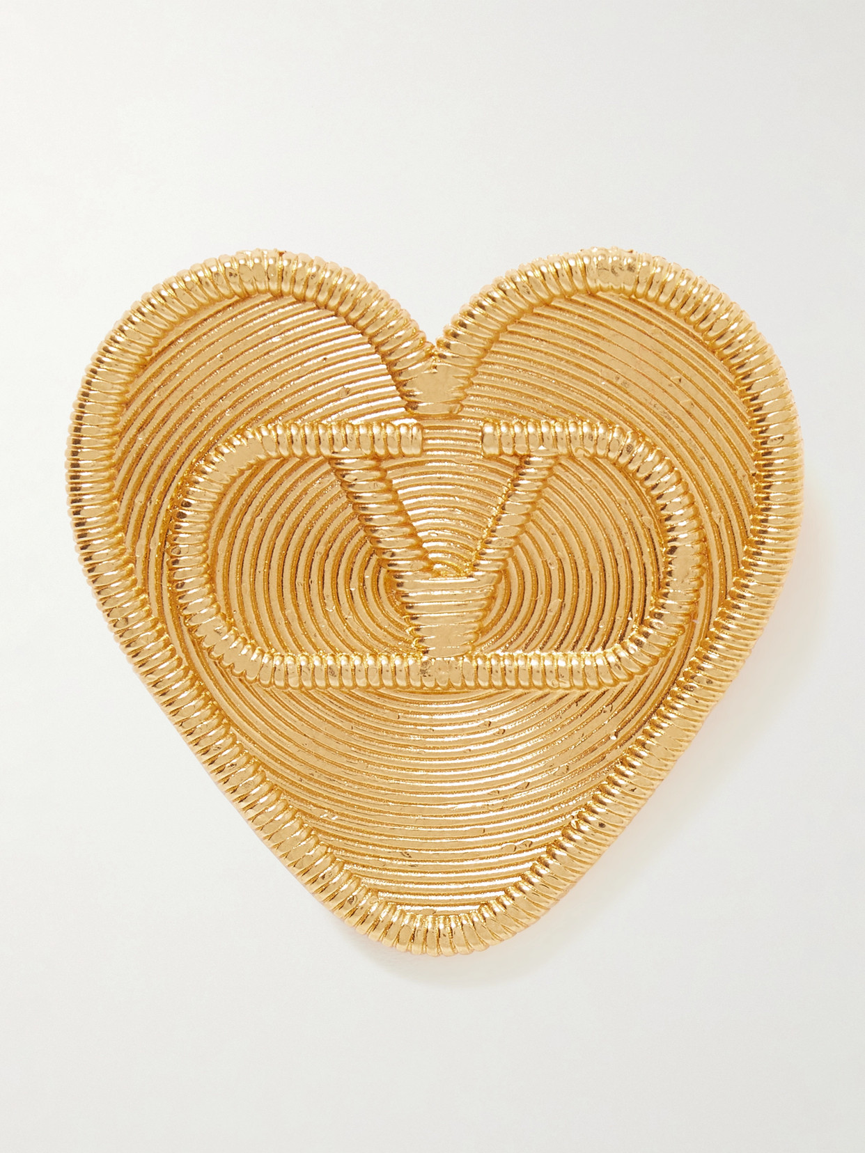Valentino Garavani Small Gold-tone Brooch