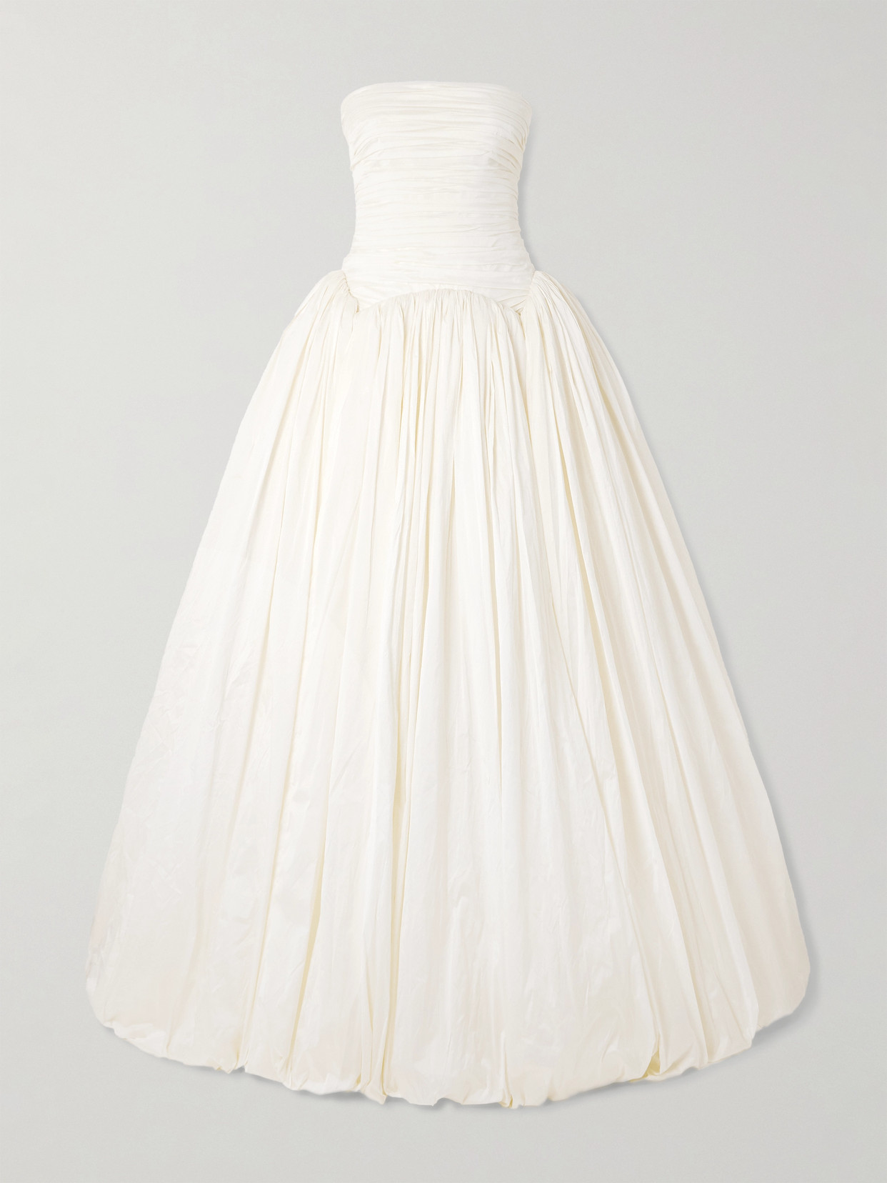 Danielle Frankel Drew Strapless Taffeta Gown
