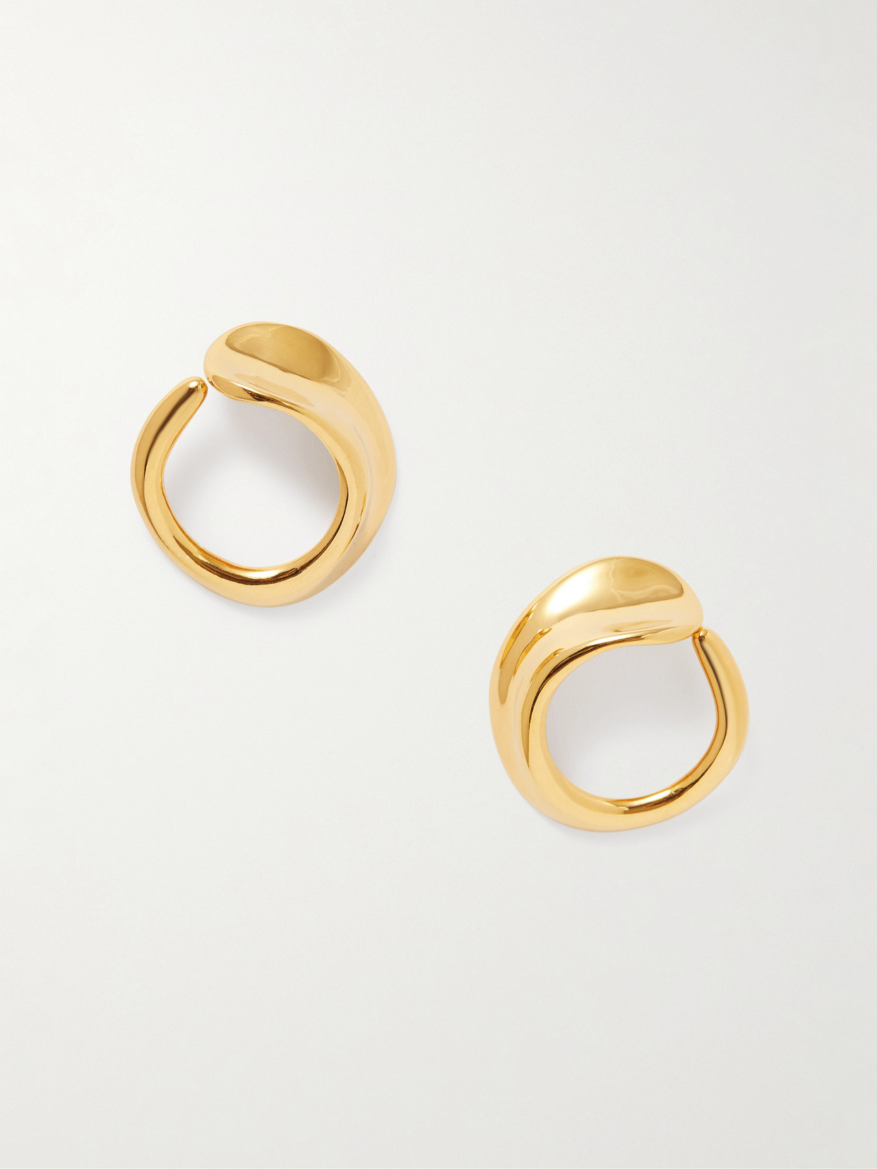 Agmes Marta Gold Vermeil Hoop Earrings
