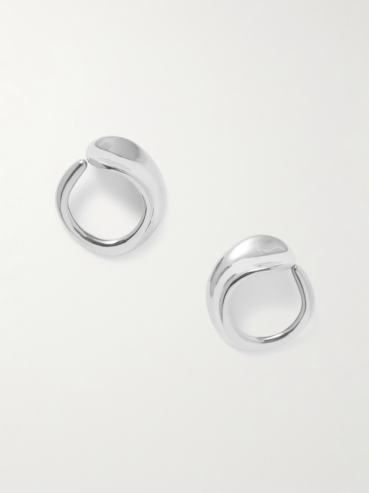 Agmes Marta Recycled Sterling Silver Hoop Earrings