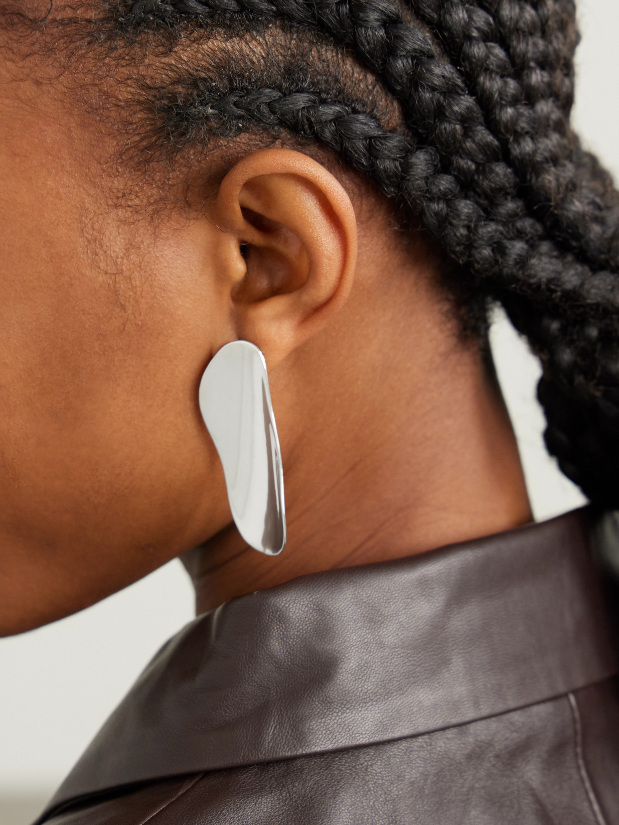 Agmes Max Recycled Sterling Silver Earrings In Silver