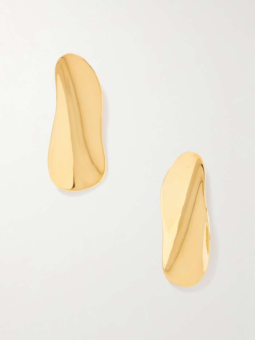 AGMES Max Gold Vermeil Earrings