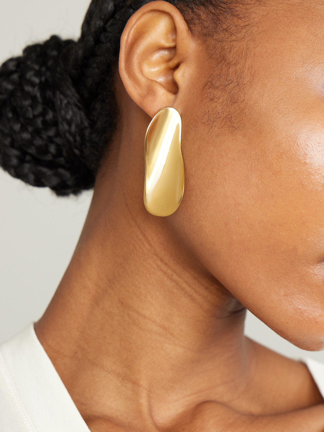 Agmes Max Gold Vermeil Earrings In Gold