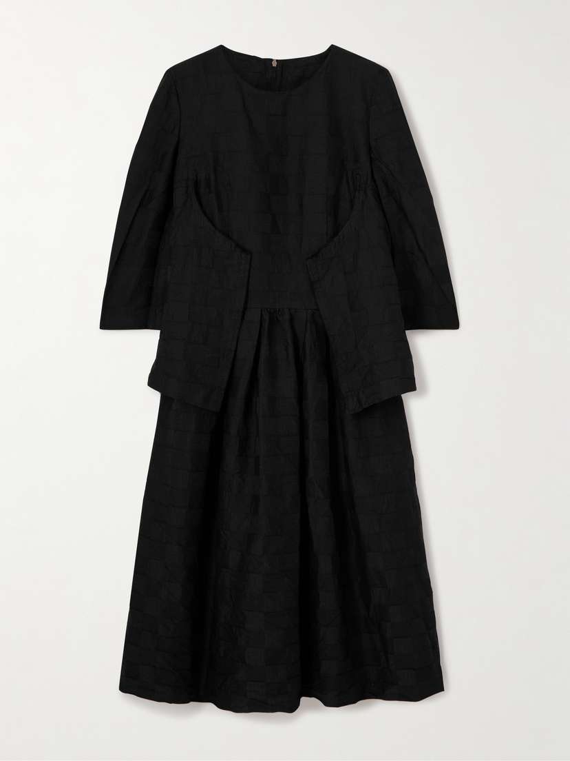 Comme des Garçons Comme des Garçons Jacquard Midi Dress