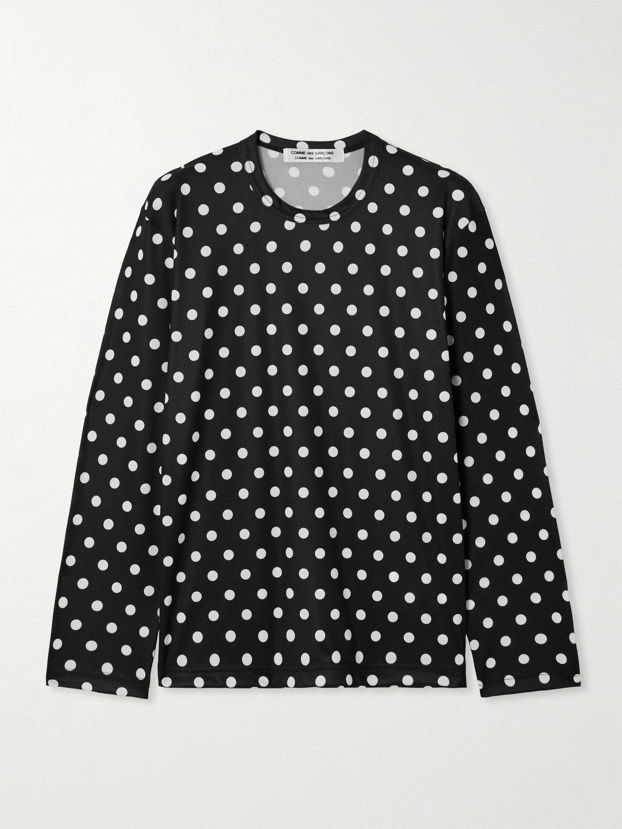 COMME DES GARÇONS POLKA-DOT JERSEY T-SHIRT