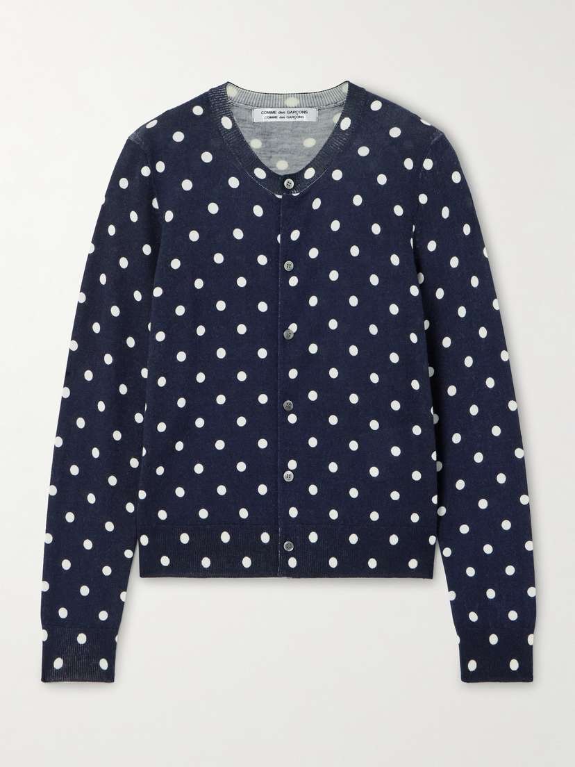 Comme des Garçons Comme des Garçons Polka-dot Wool Cardigan