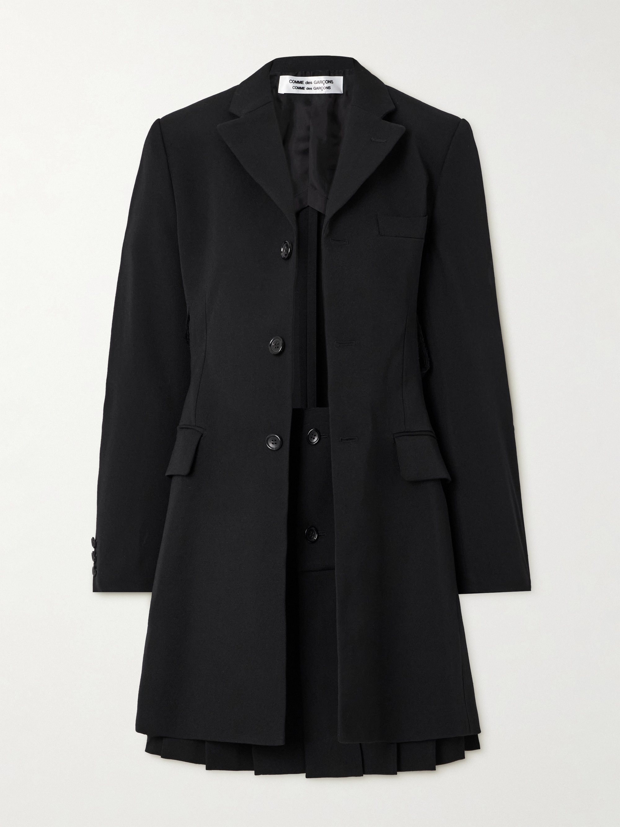 Comme Des Garçons Wool-twill blazer thumbnail