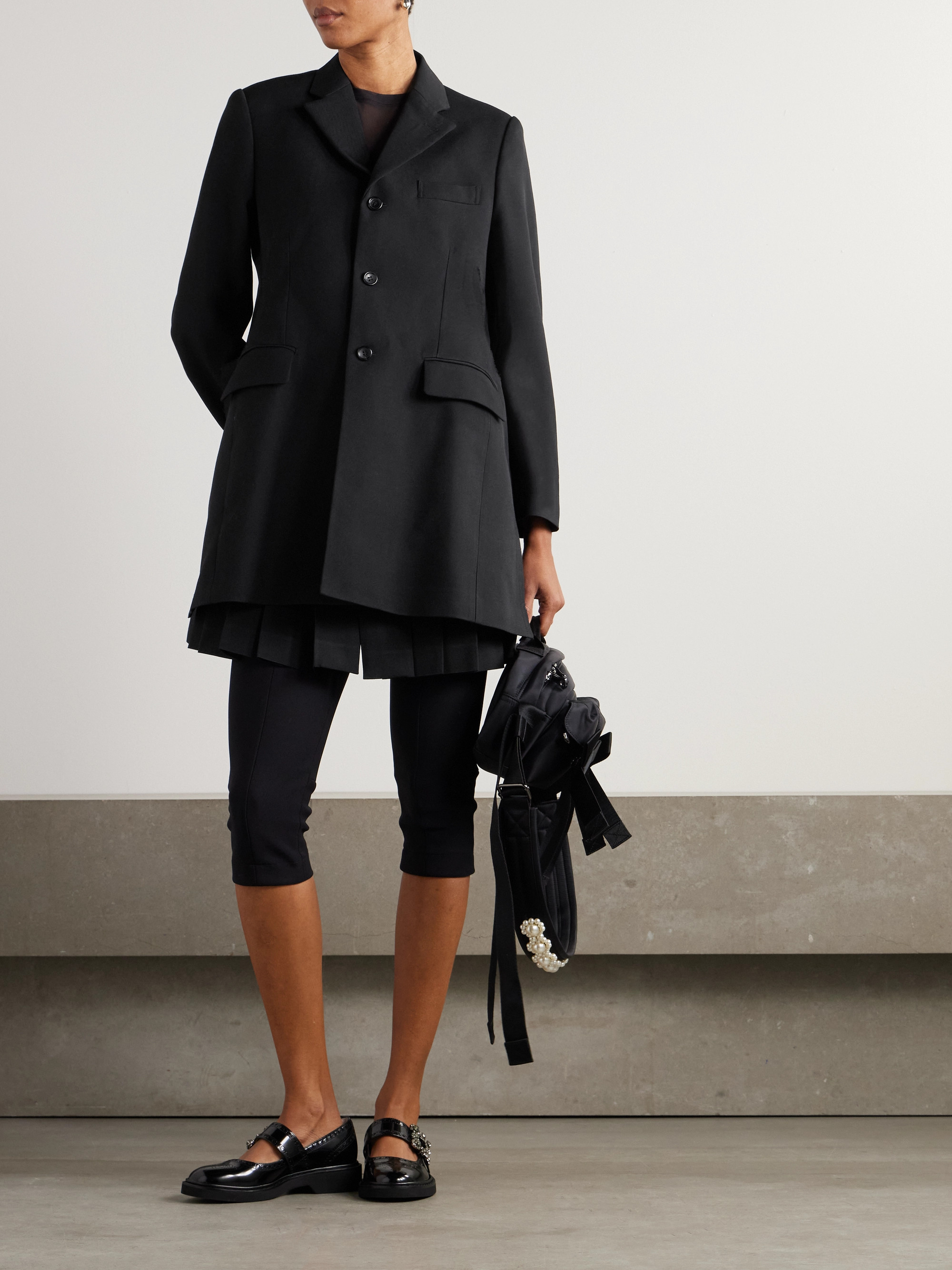 Comme Des Garçons Wool-twill blazer