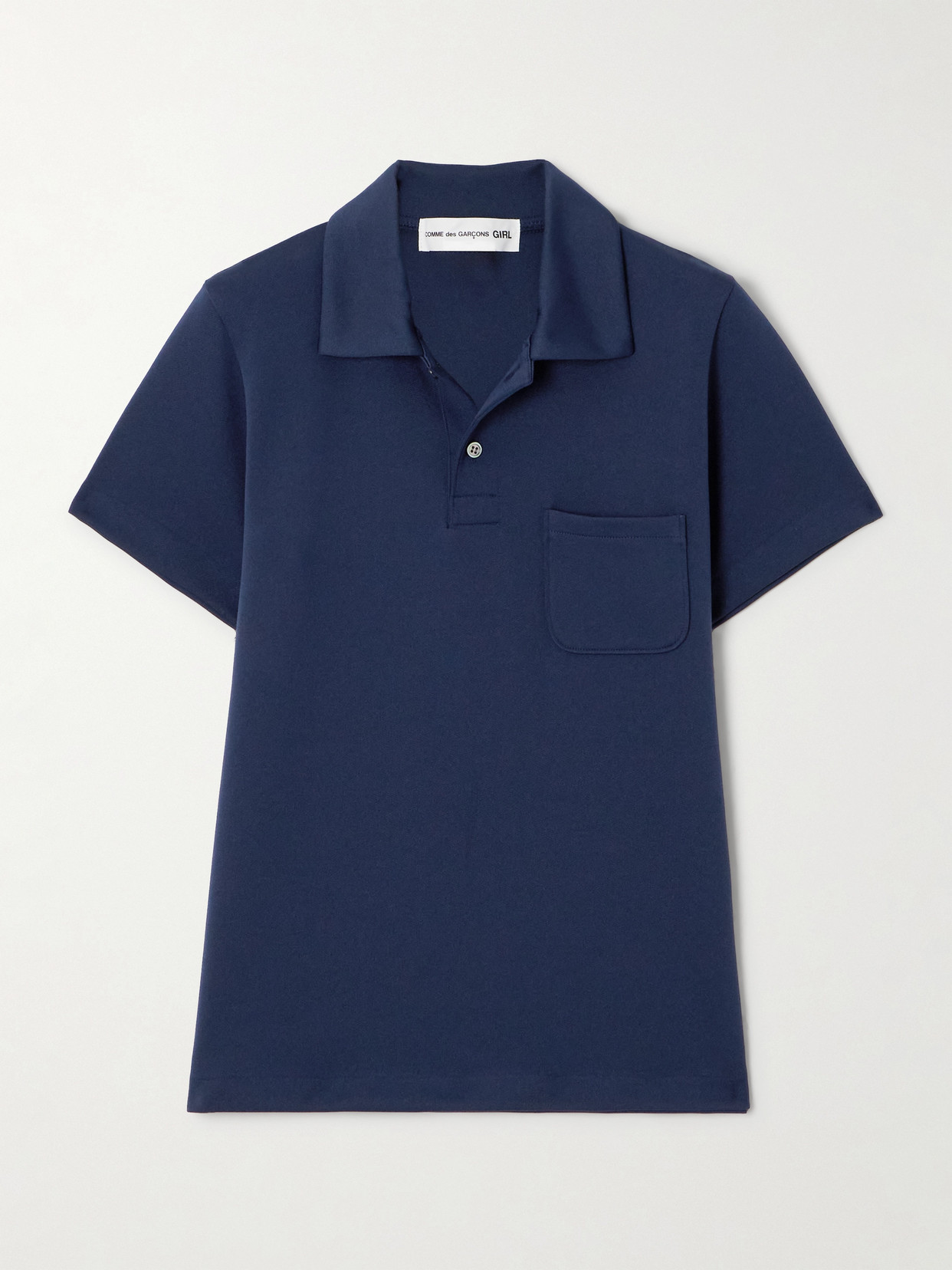 Comme des Garçons GIRL - Jersey Polo Shirt - Navy