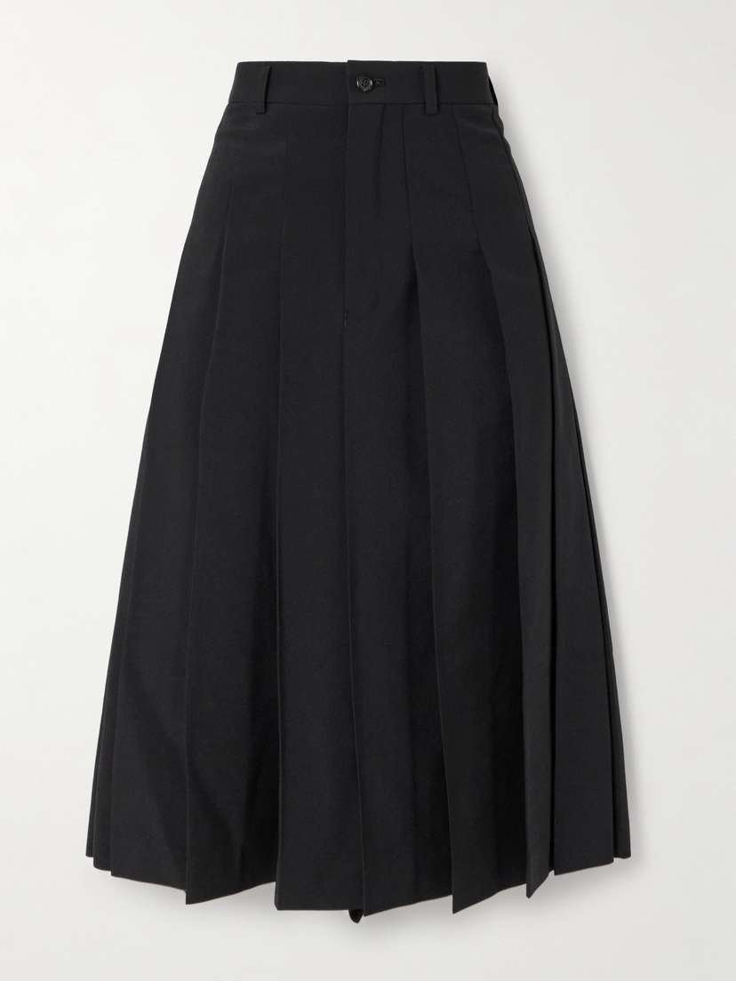 Comme des Garçons Comme des Garçons Pleated Wool Culottes