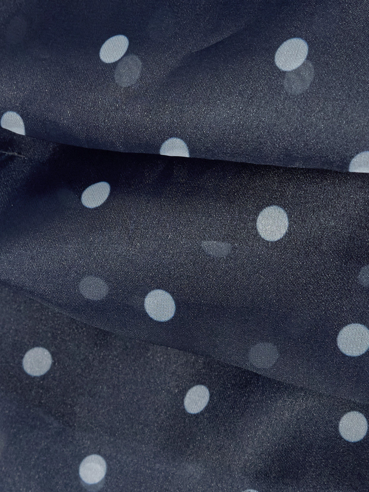 Comme Des Garcons Girl Tiered Polka-dot Organza Midi Dress In Blue