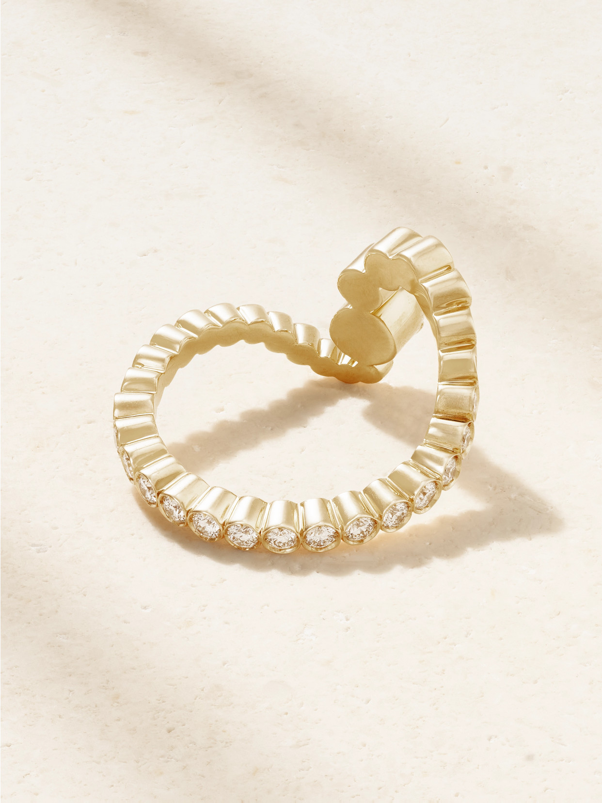 Sophie Bille Brahe Ocean Ensemble 18-karat Recycled Gold Diamond Ring In Gold