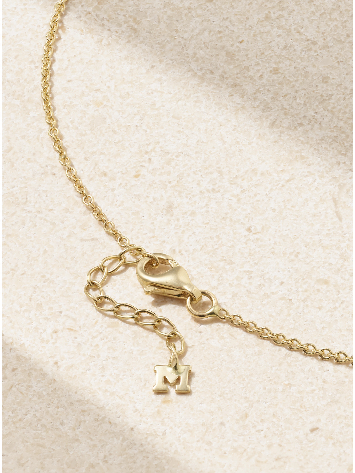 Mateo 14-karat Gold Amethyst Anklet In Gold