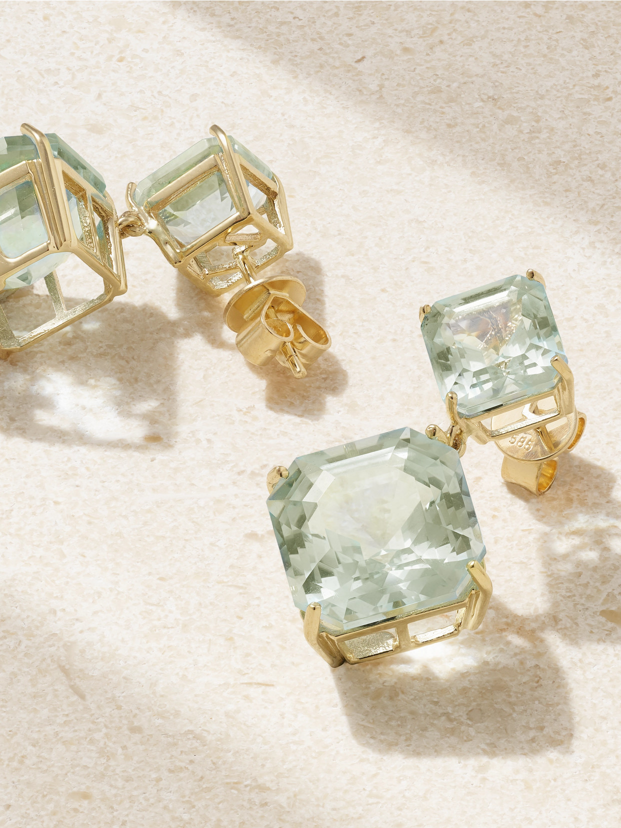 Mateo 14-karat Gold Amethyst Earrings In Gold