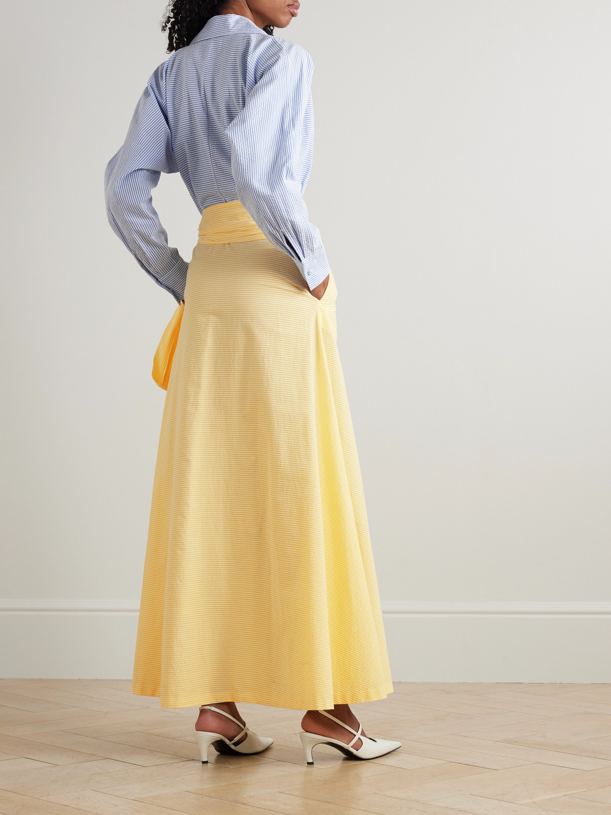 Bernadette Multicolor Clarence Dress In Multi