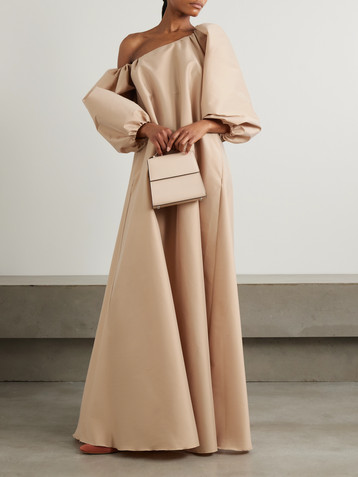 Bernadette Nathalie off-the-shoulder taffeta gown