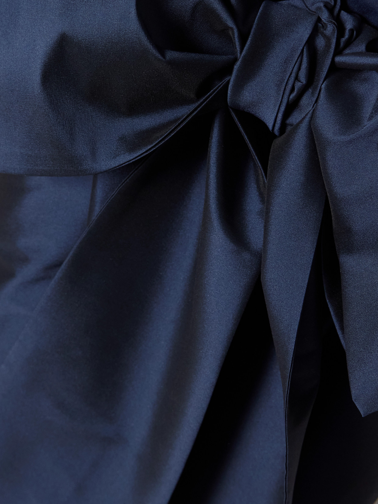 Bernadette Beatrice Belted Taffeta Maxi Shirt Dress In Blue