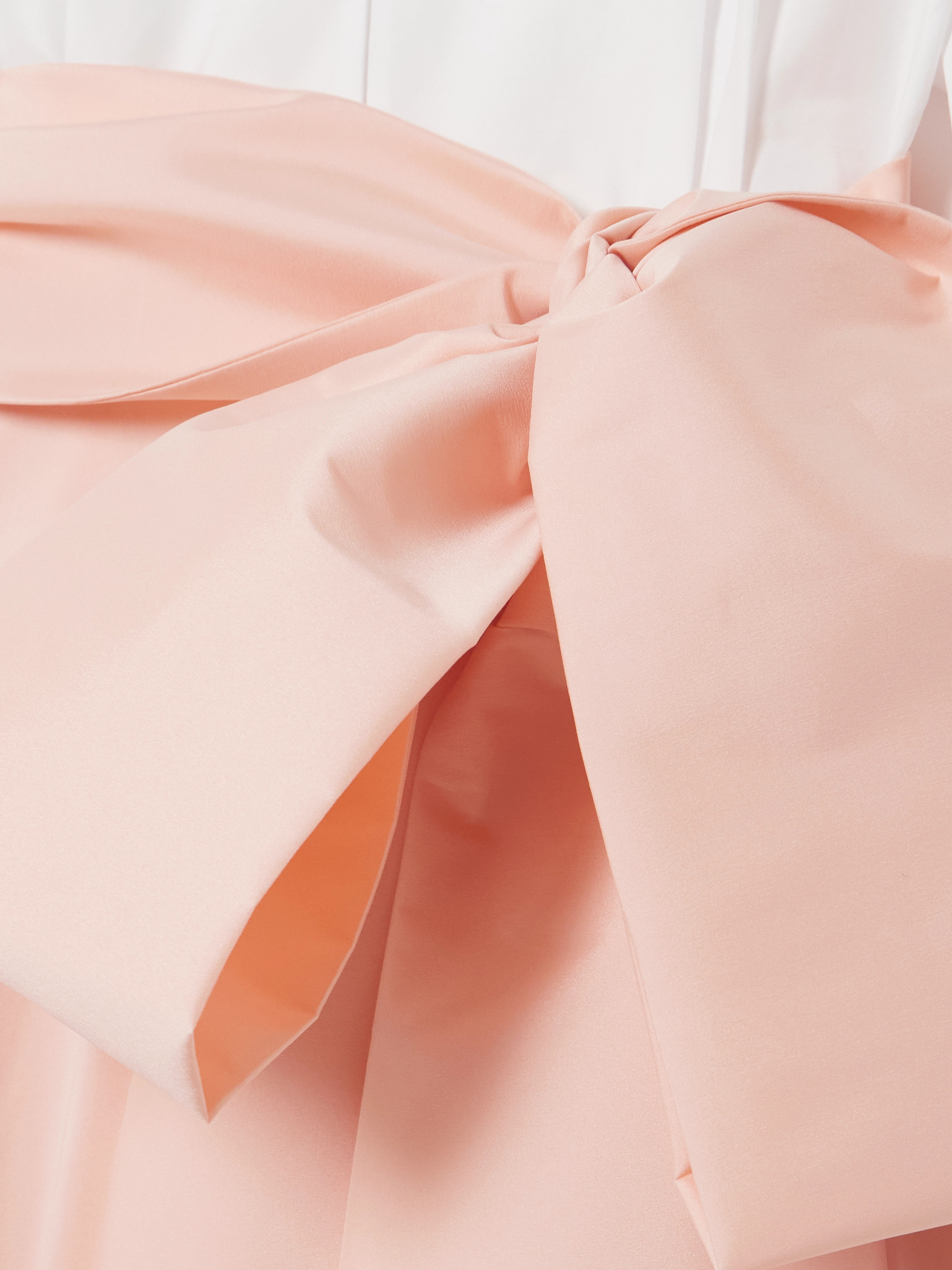 Bernadette Clarence belted organic cotton-blend poplin and taffeta maxi shirt dress thumbnail