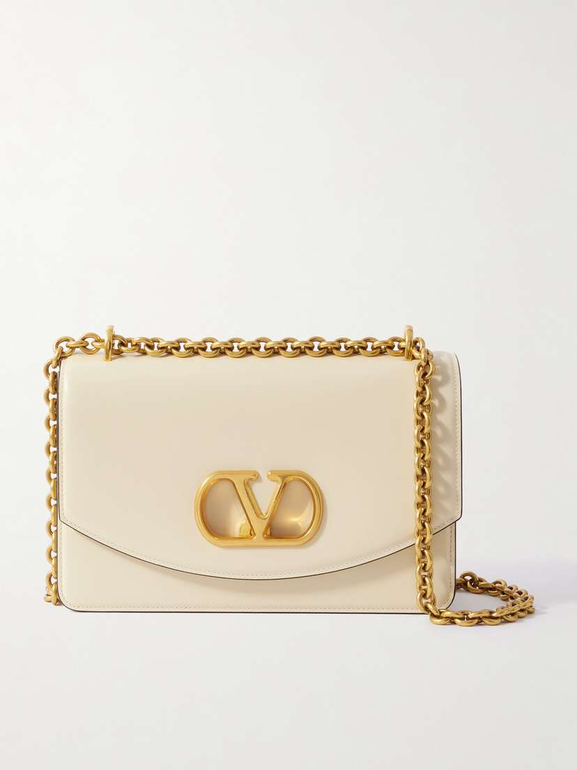 Valentino Garavani Vain Leather Shoulder Bag