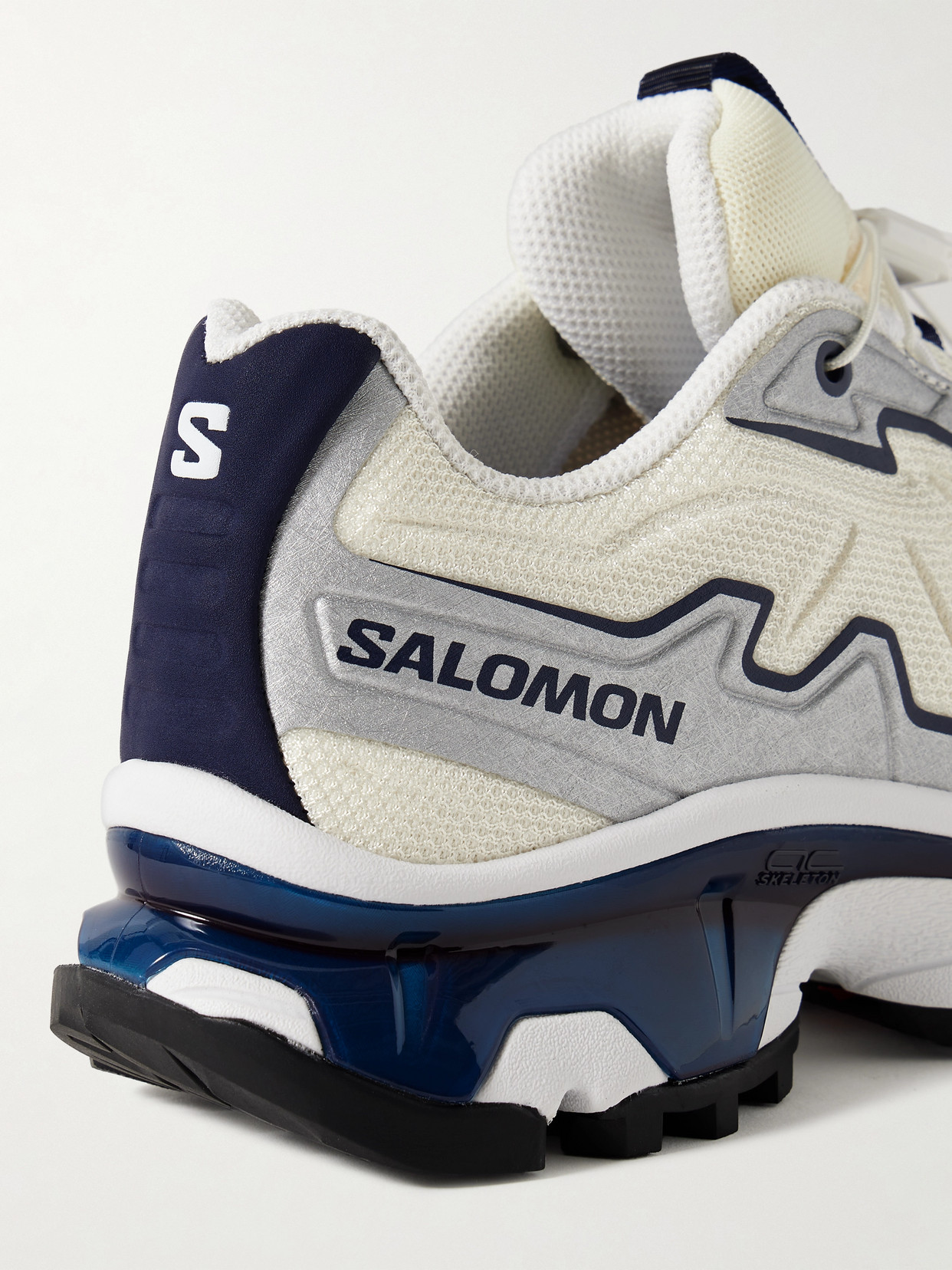 Salomon Xt-slate Rubber-trimmed Mesh Sneakers In Gray