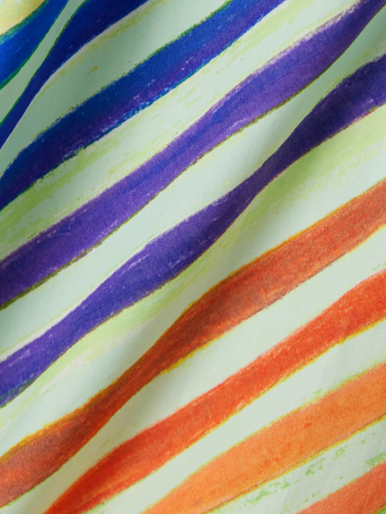 Christopher John Rogers Crayon Knotted Striped Cotton-poplin Maxi Skirt In Blue