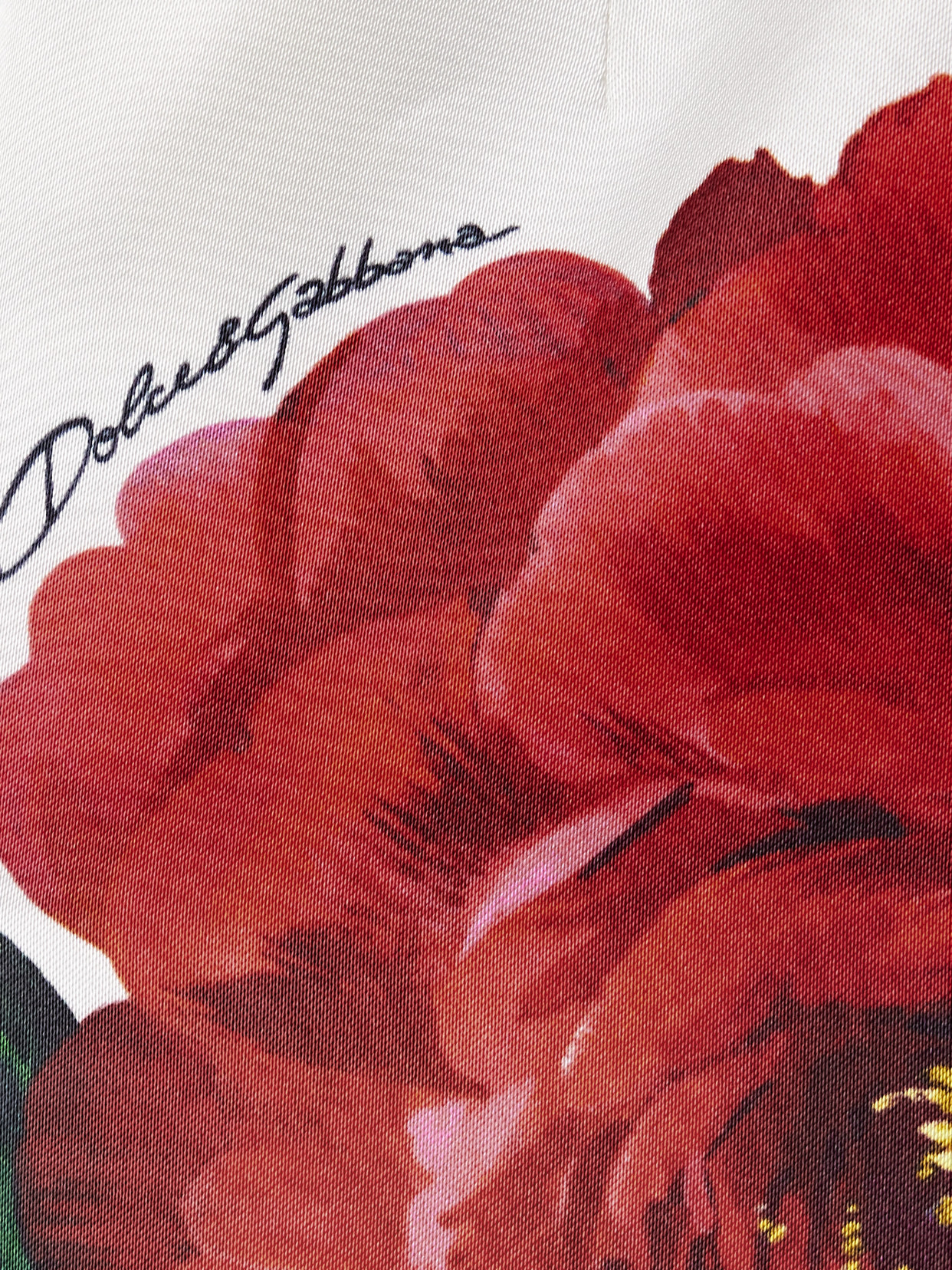 DOLCE & GABBANA STRAPLESS FLORAL-PRINT SATIN BUSTIER MIDI DRESS