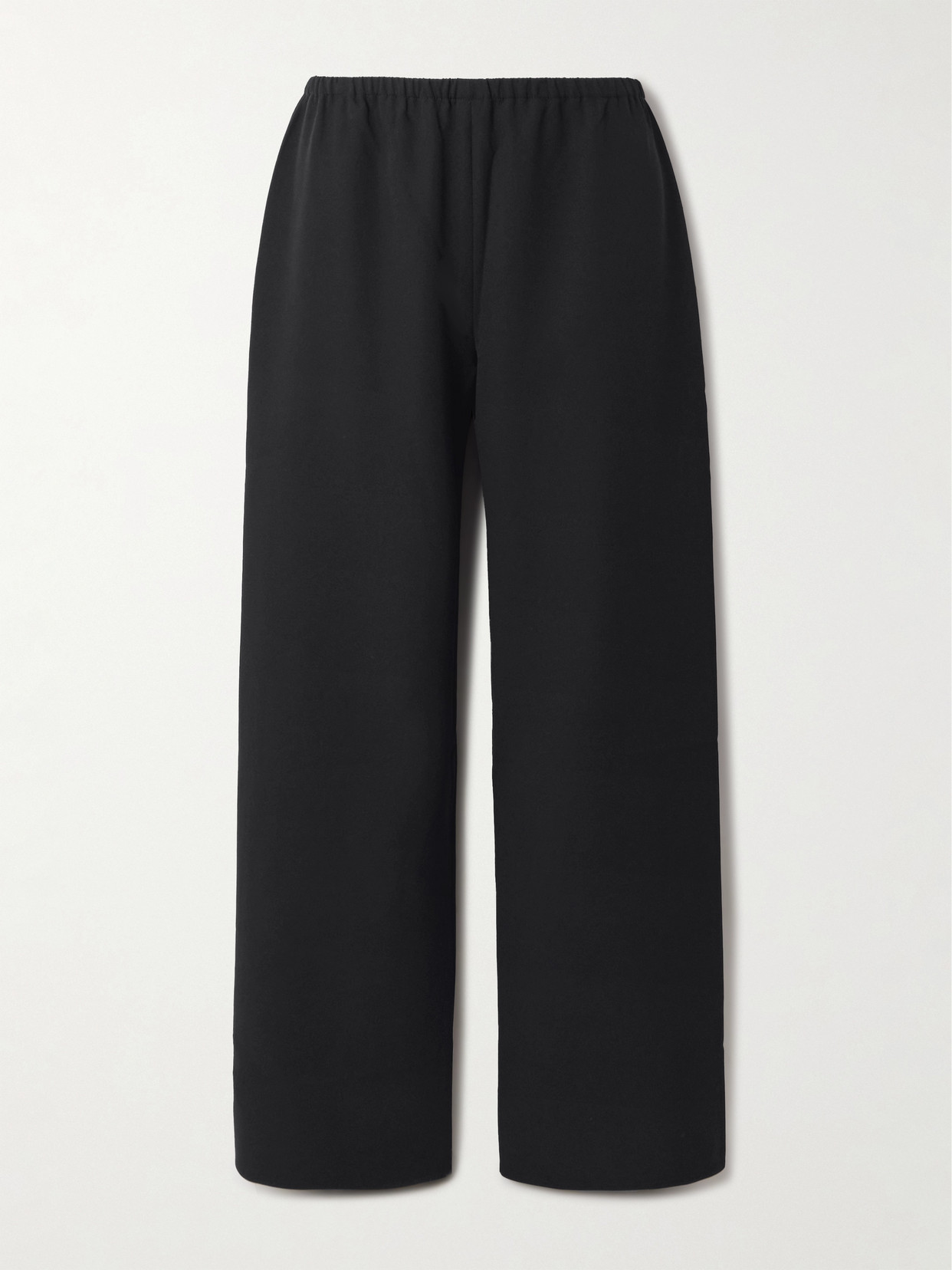 La Ligne Colby Satin Wide-leg Pants In Blue