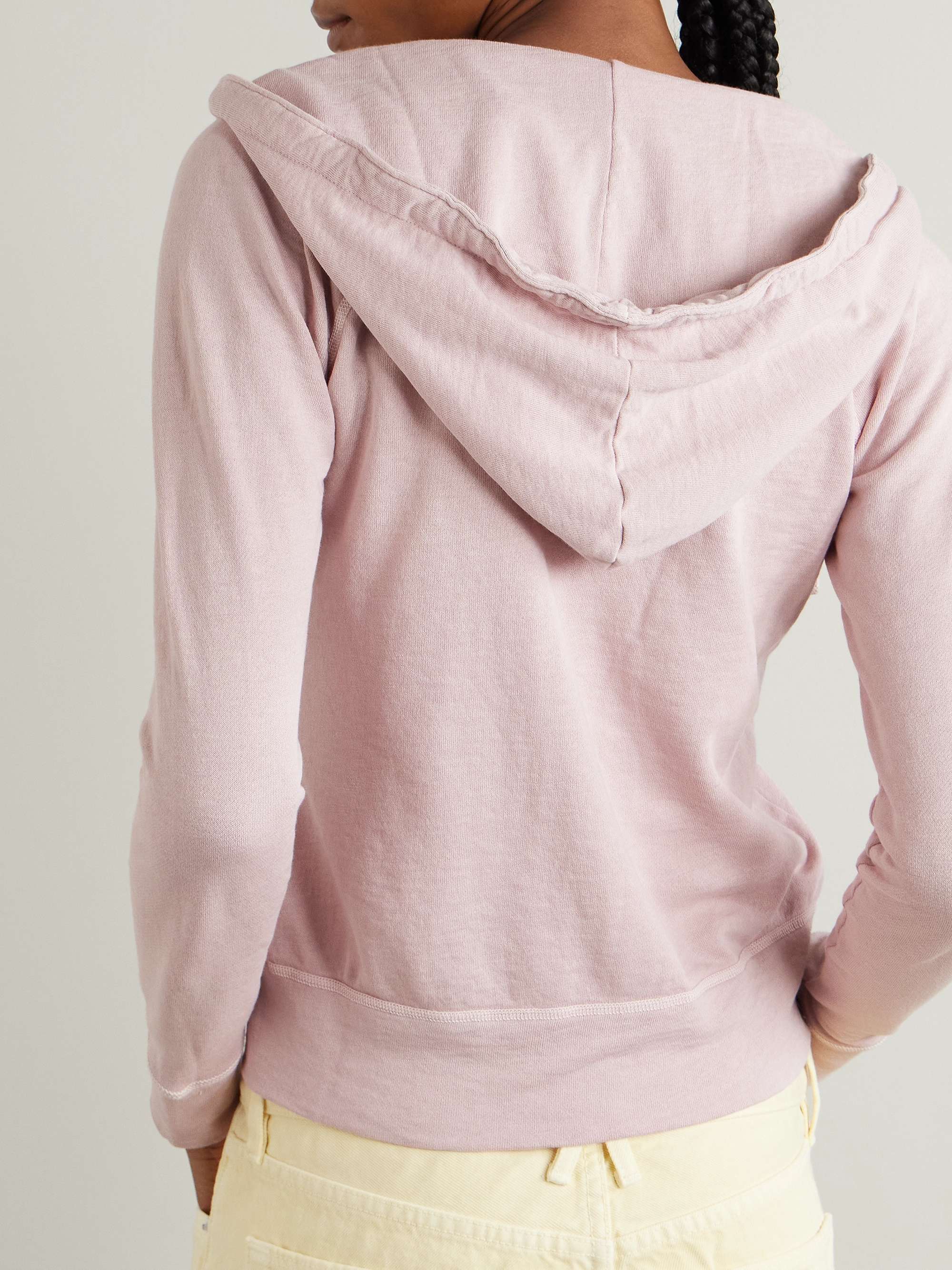 JAMES PERSE Vintage Supima cotton-jersey hoodie