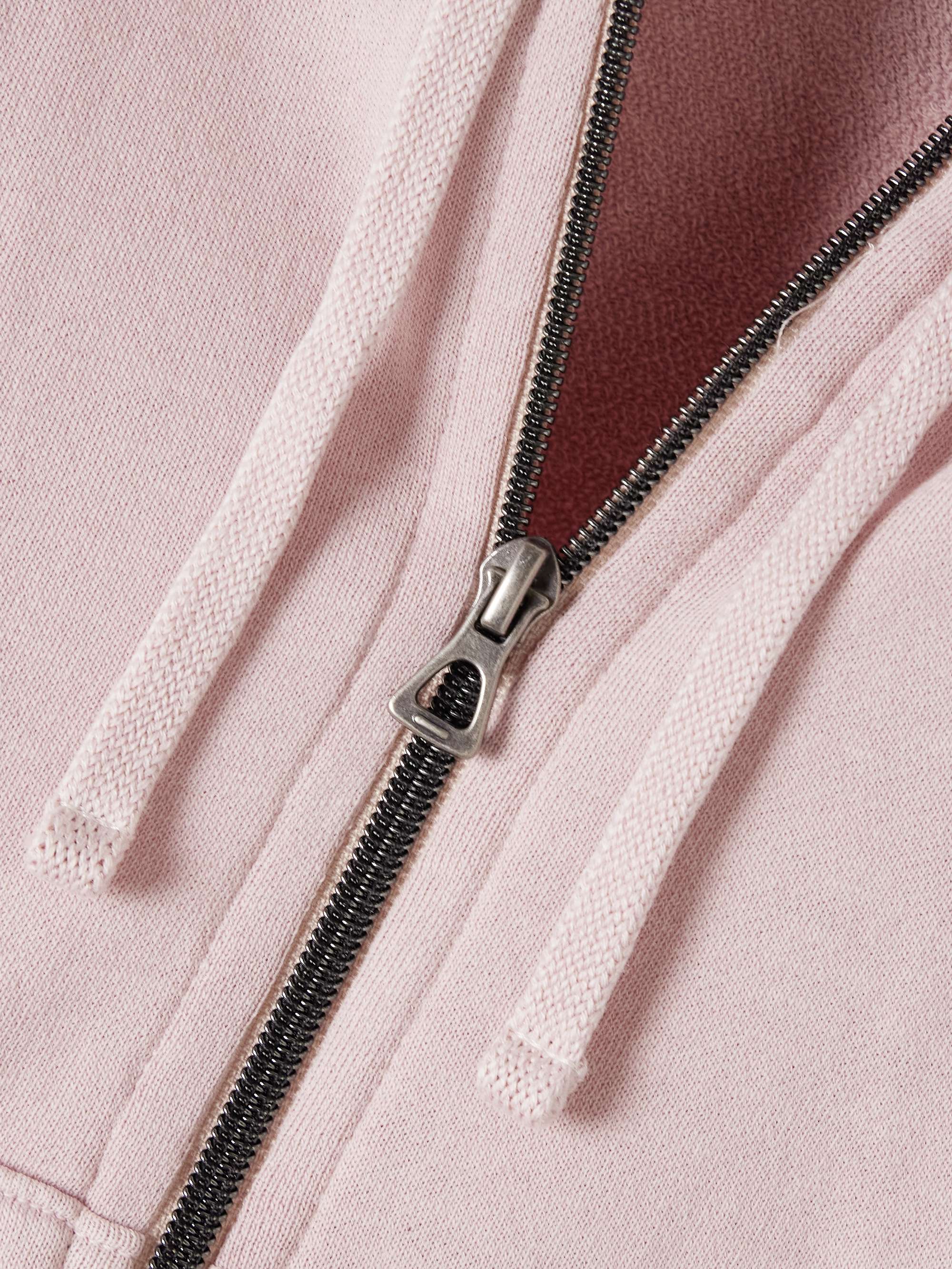 JAMES PERSE Vintage Supima cotton-jersey hoodie
