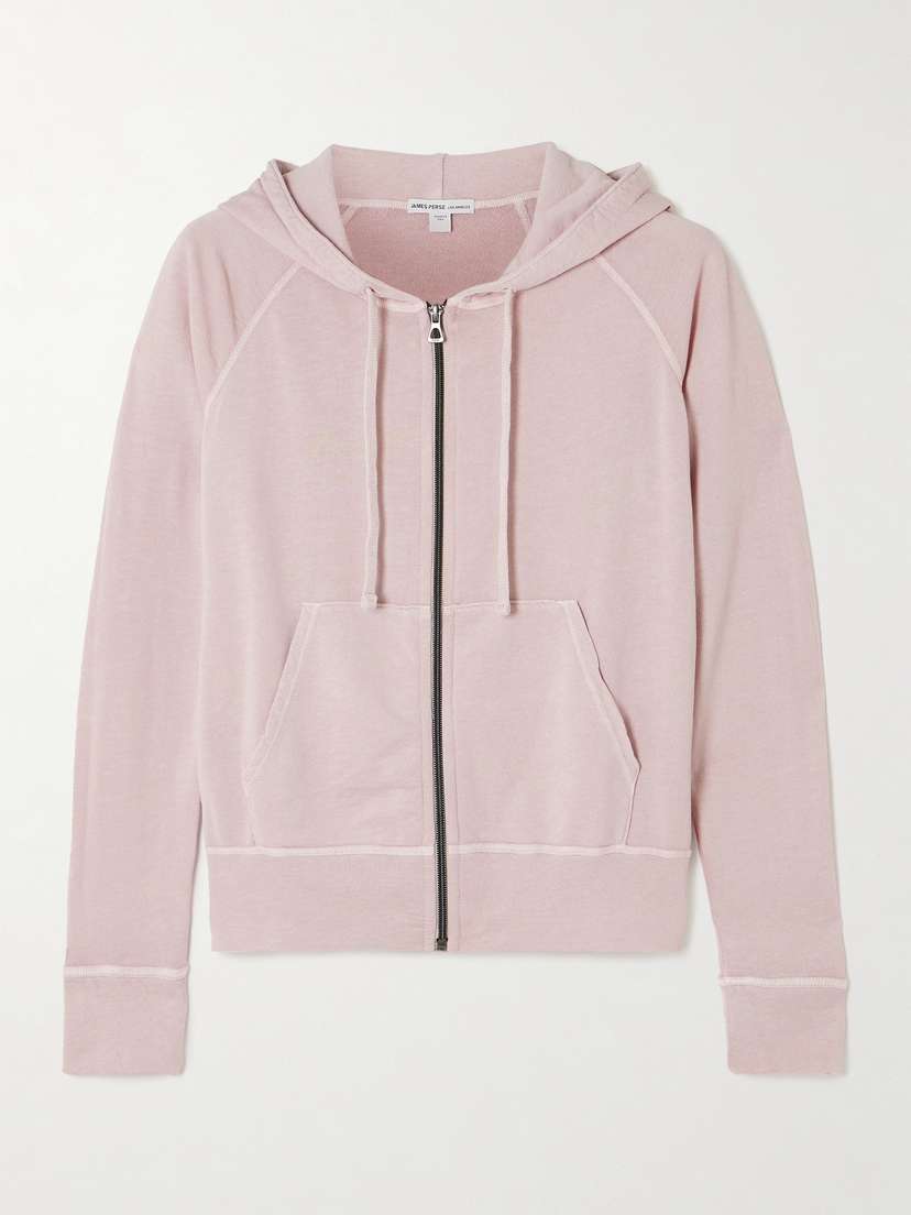 James Perse Vintage French Cotton-terry Hoodie