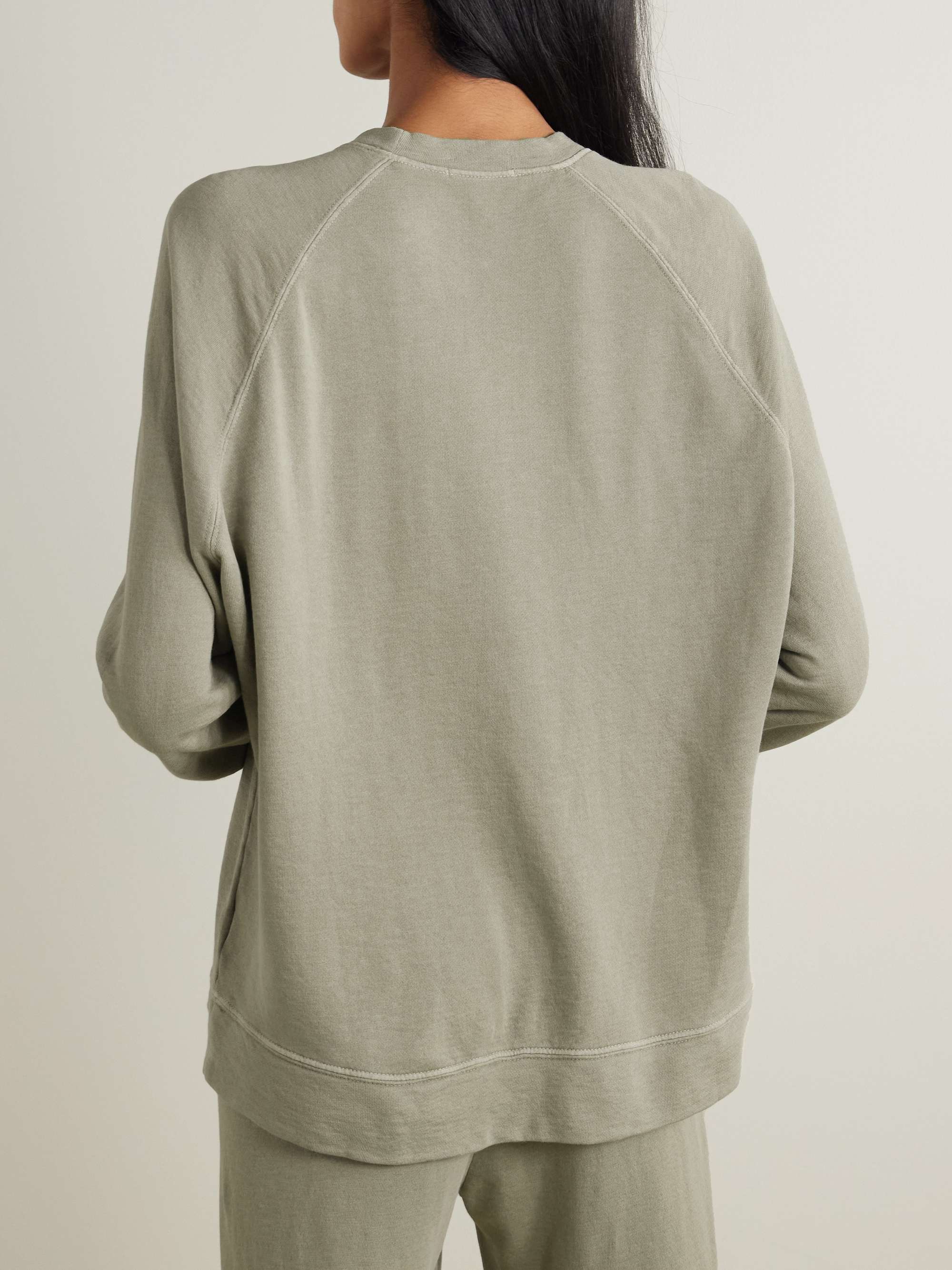 JAMES PERSE Supima cotton-terry sweatshirt