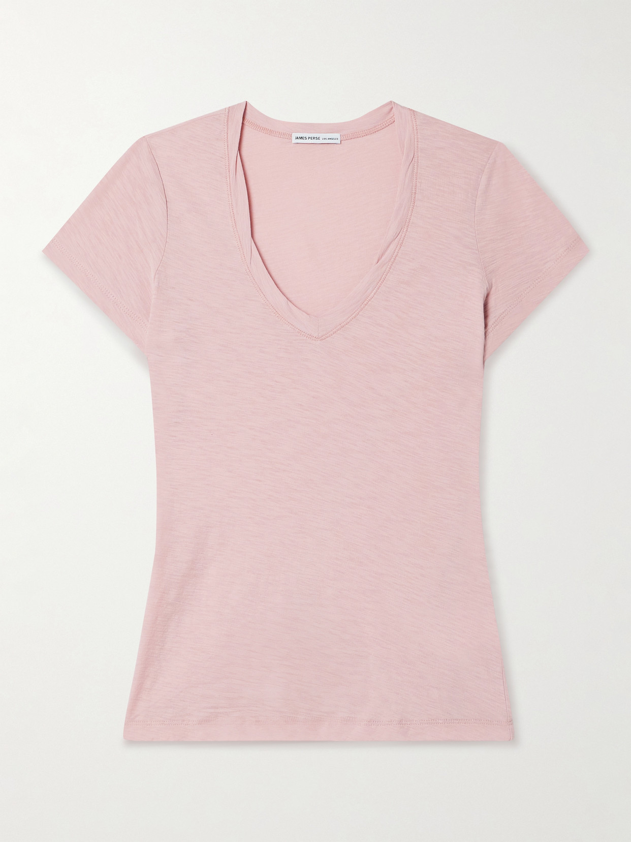 JAMES PERSE CASUAL SLUB SUPIMA COTTON-JERSEY T-SHIRT