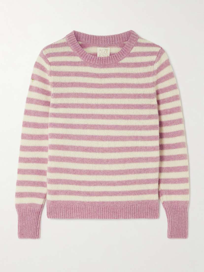 Suzie Kondi Sarra Striped Cashmere Sweater