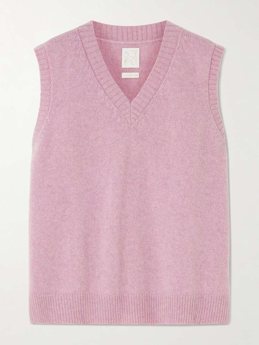 Suzie Kondi Stevie Oversized Cashmere Vest