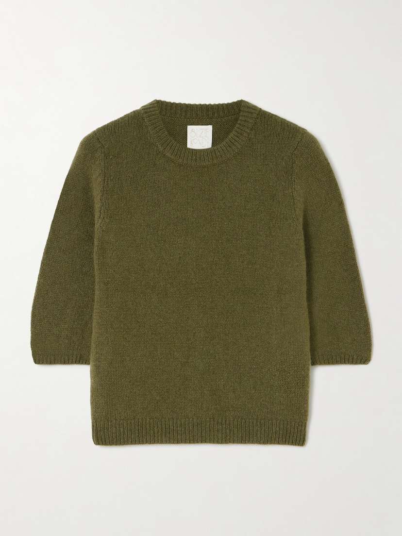 Suzie Kondi Ella Cropped Cashmere Sweater - x small