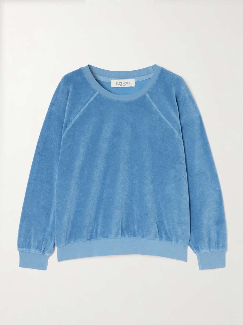 Suzie Kondi Samos Cotton-blend Terry Sweatshirt