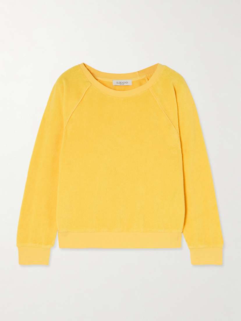 Suzie Kondi Saba Cotton-blend Terry Sweatshirt