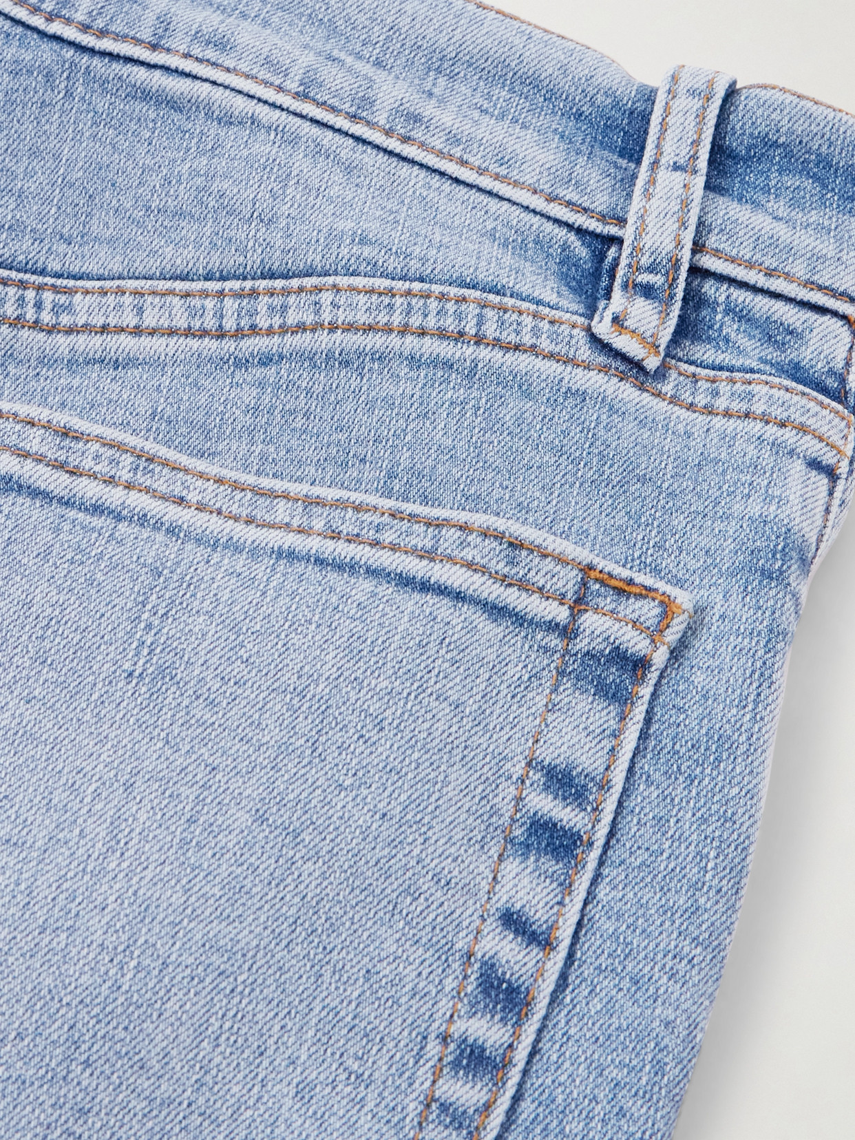Frame Le Palazzo Mid-rise Flared Jeans In Blue